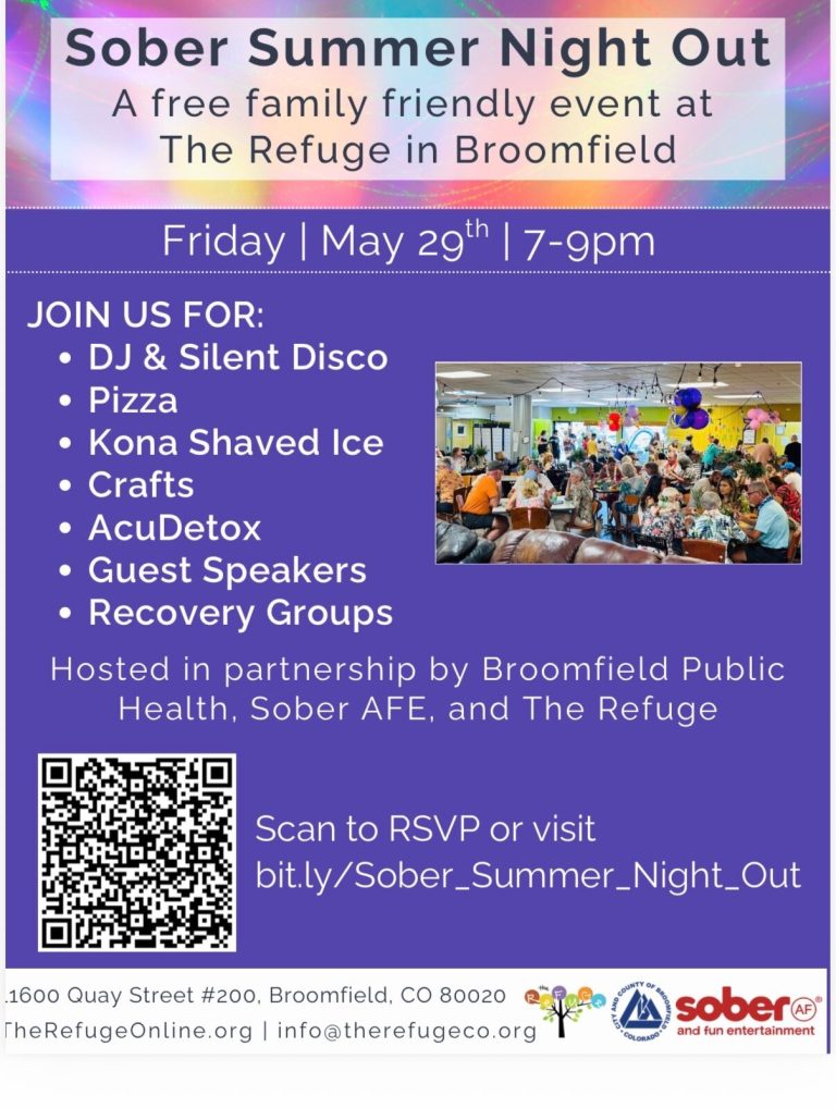 Sober Summer Night Out flyer