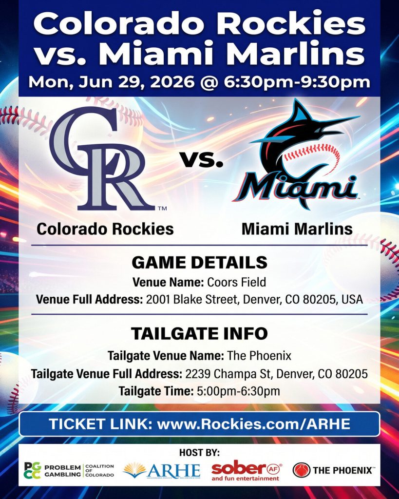 Colorado Rockies vs. Miami Marlins flyer