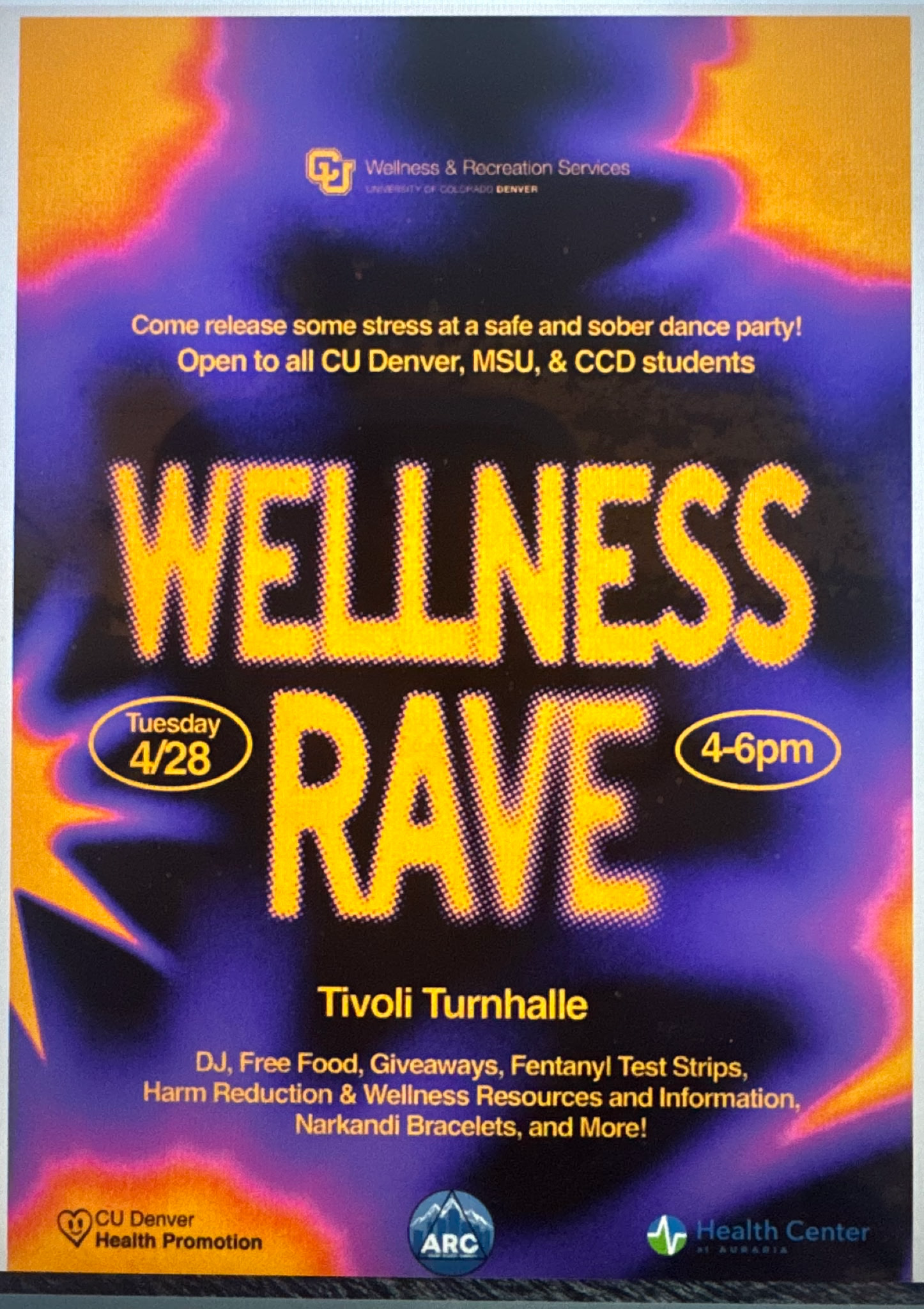 Wellness Rave flyer