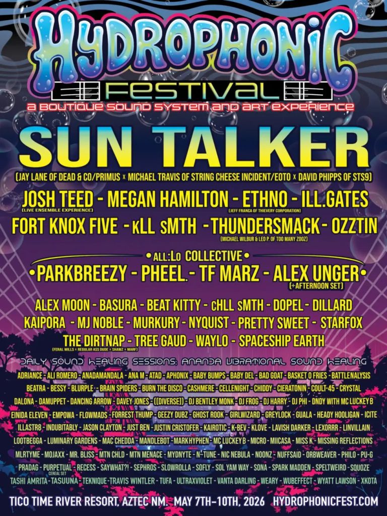 Hydrophonic Festival flyer